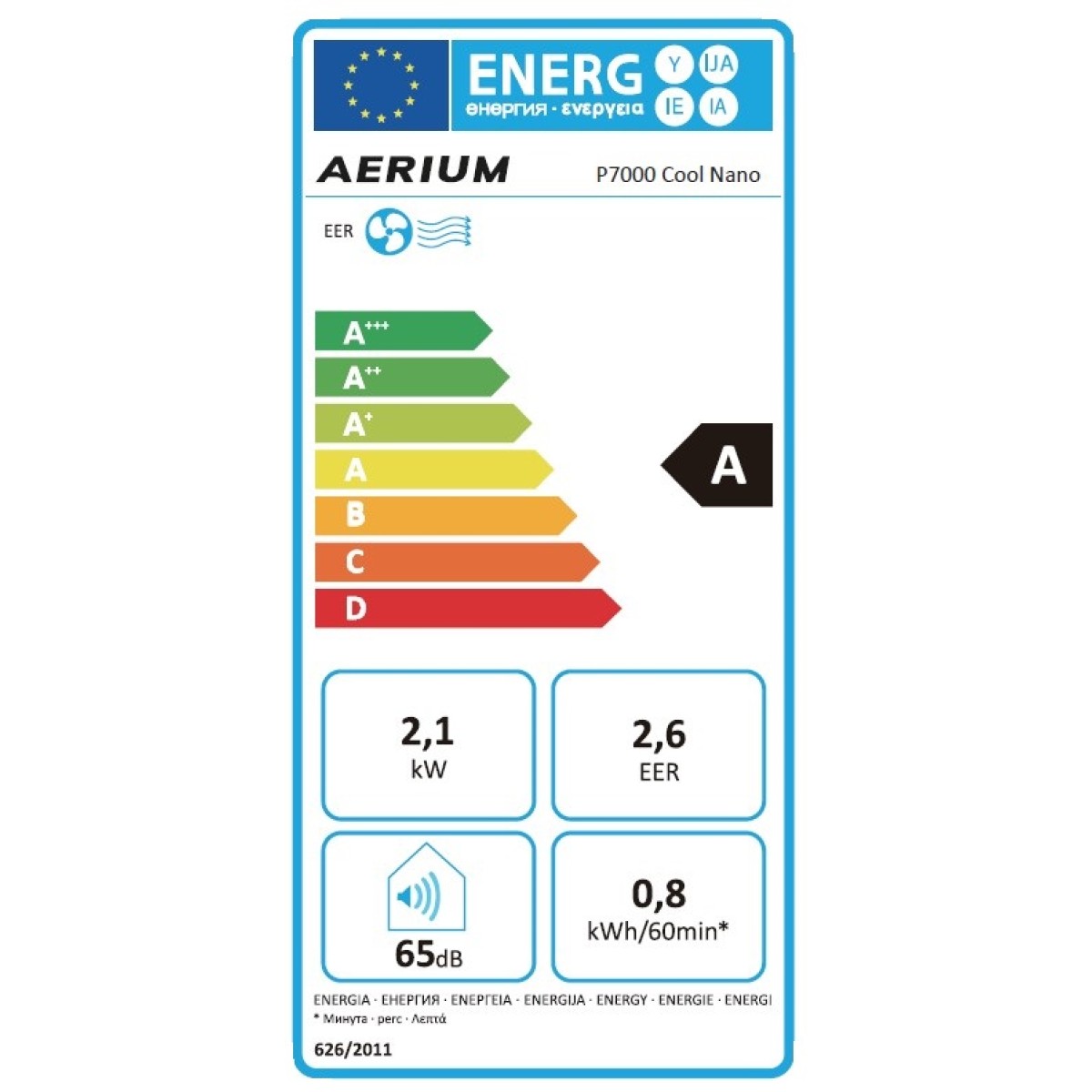 Aparat de aer mobil AERIUM P7000 Cool Nano