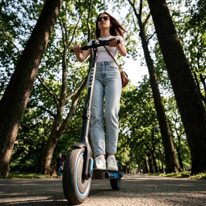 Trotinetă electrică AERIUM MaxRide T500 albastră Trotinetă electrică AERIUM MaxRide T500 albastră